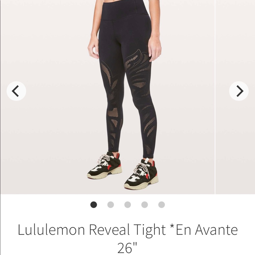 Lululemon Reveal Tight *En Avante 26" size 6